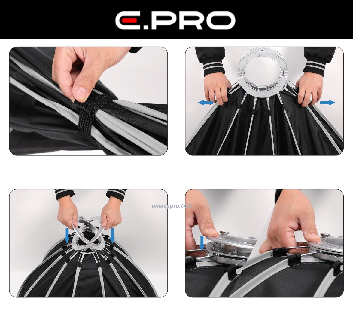 Softbox E.PRO QS-90 Parabolic DEEP