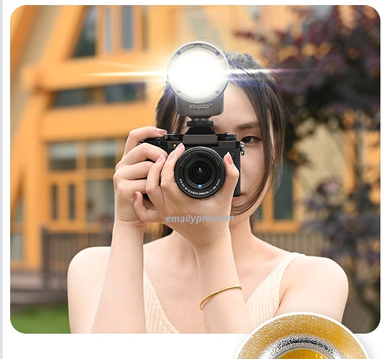 Flash Speedlite Miqato H1 Led JINBEI 2IN1