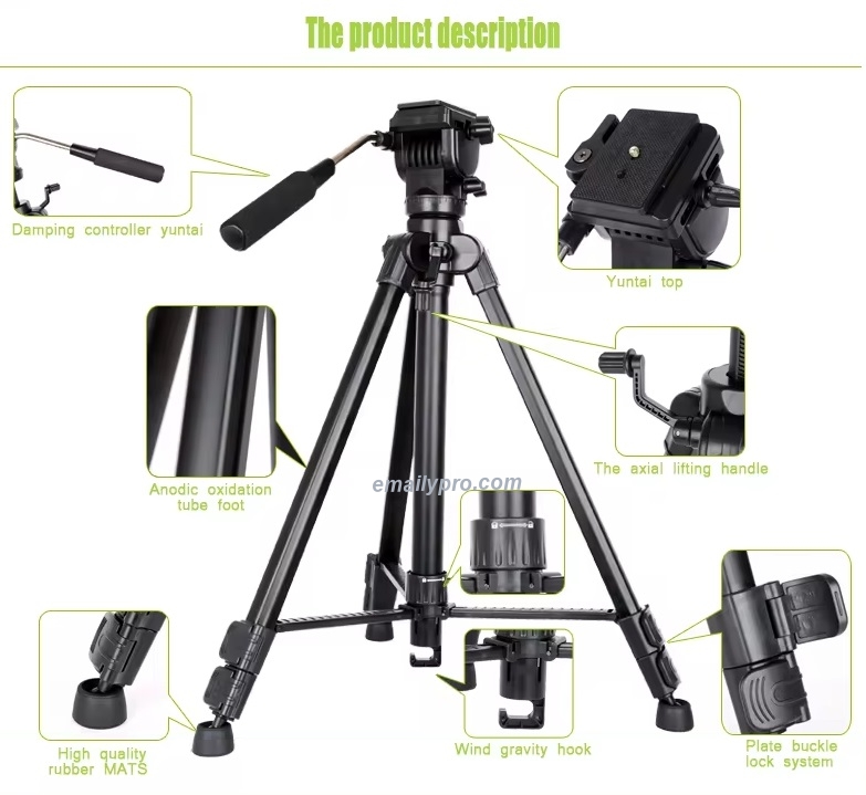 Chân Máy Ảnh Tripod Beike Q-333