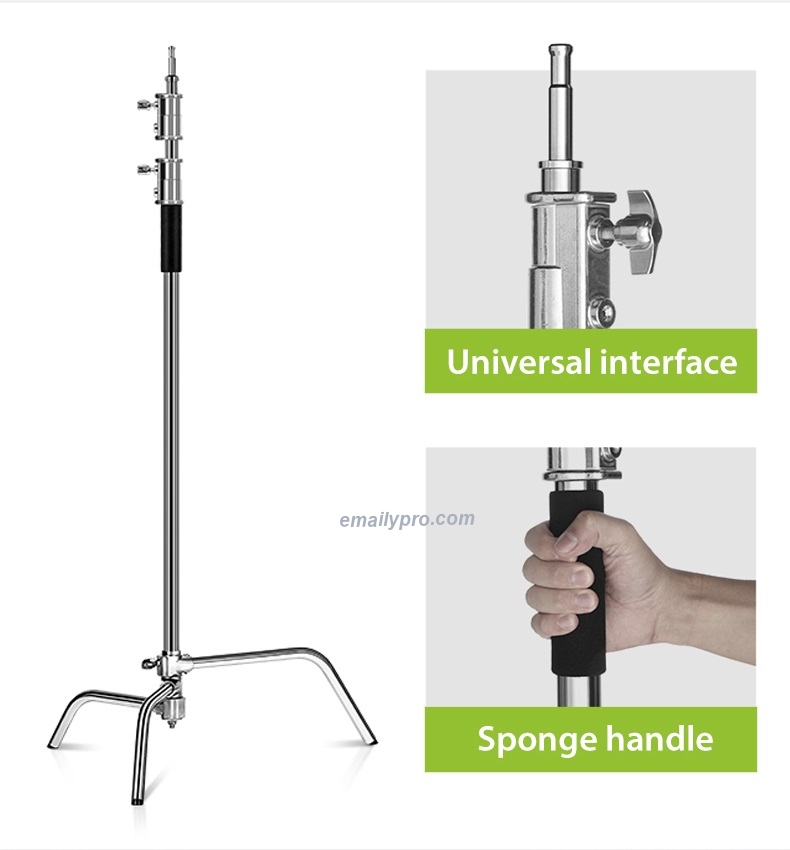 CHÂN ĐÈN C STAND E.PRO 330S- BÁNH XE