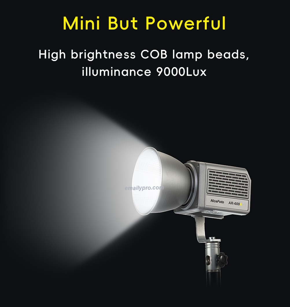 Nicefoto AR-600A Bi Color 2700K-6500K