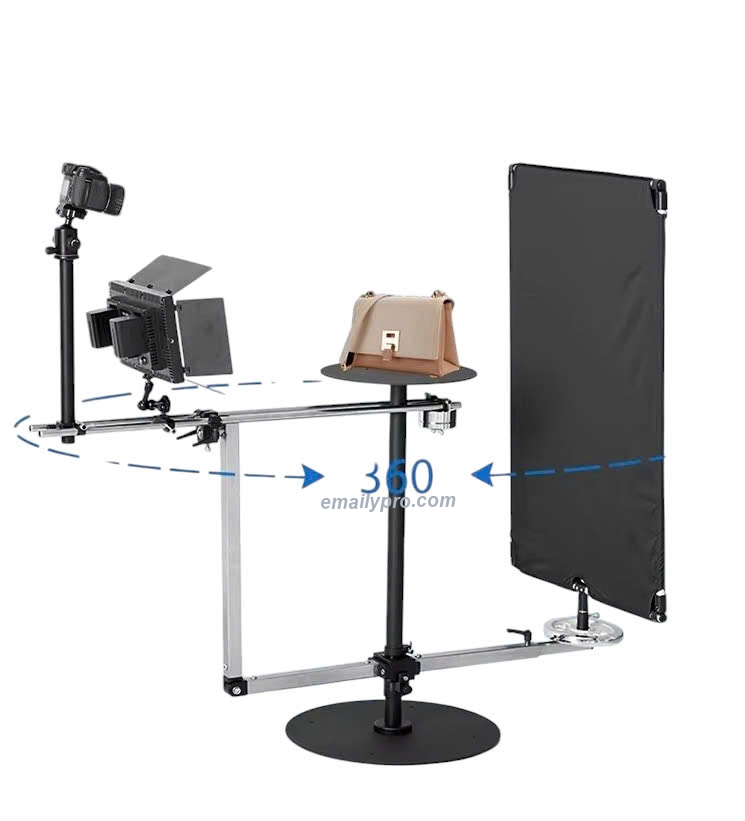 Bàn xoay chụp sản phẩm 2 trục 360 Độ EX-360 PRO