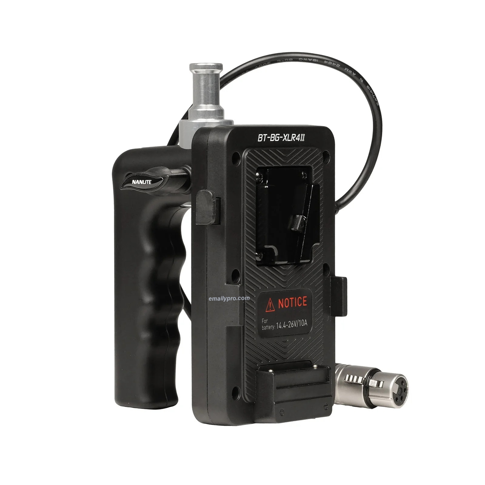 Tay cầm pin Nanlite BT-BG-XLR4