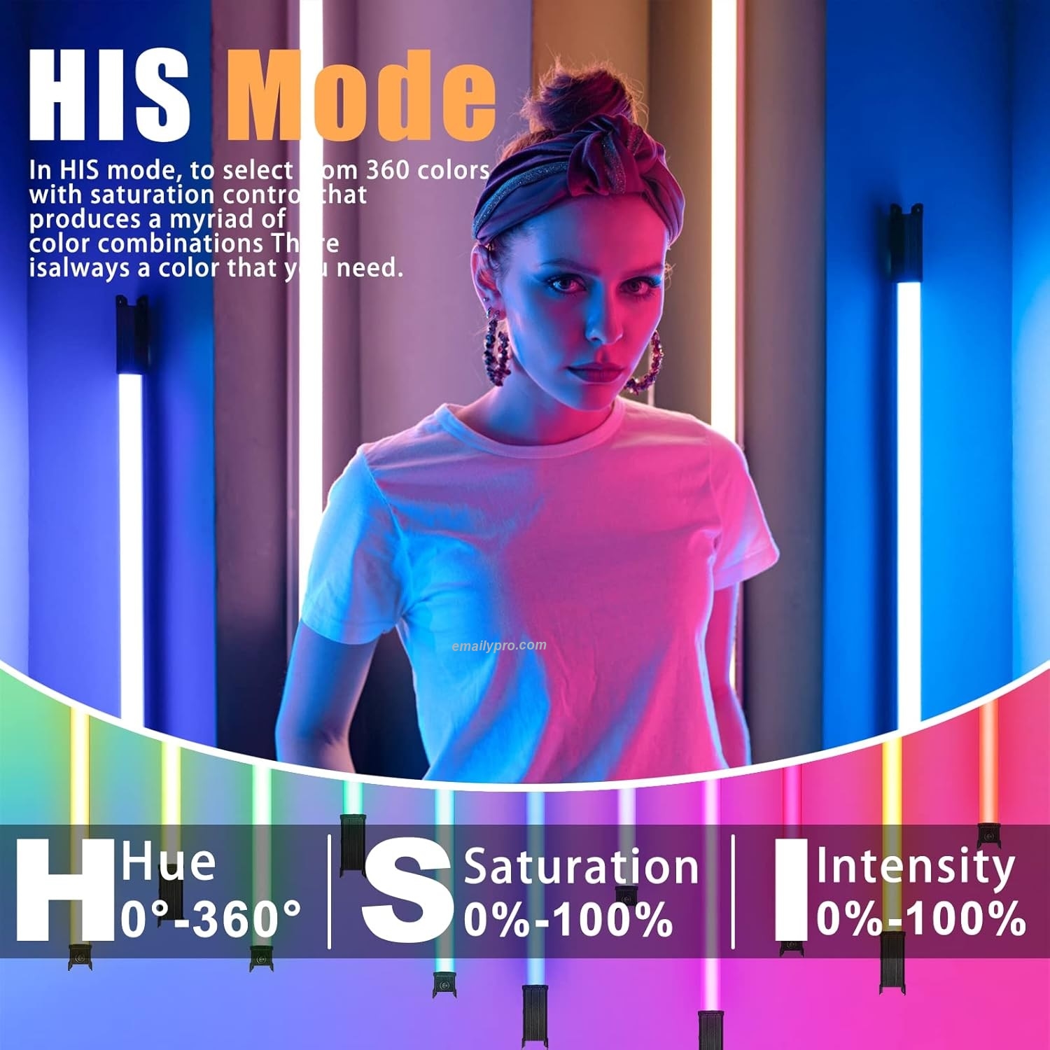 LED TUBE LUXCEO P120S 30W - RGB