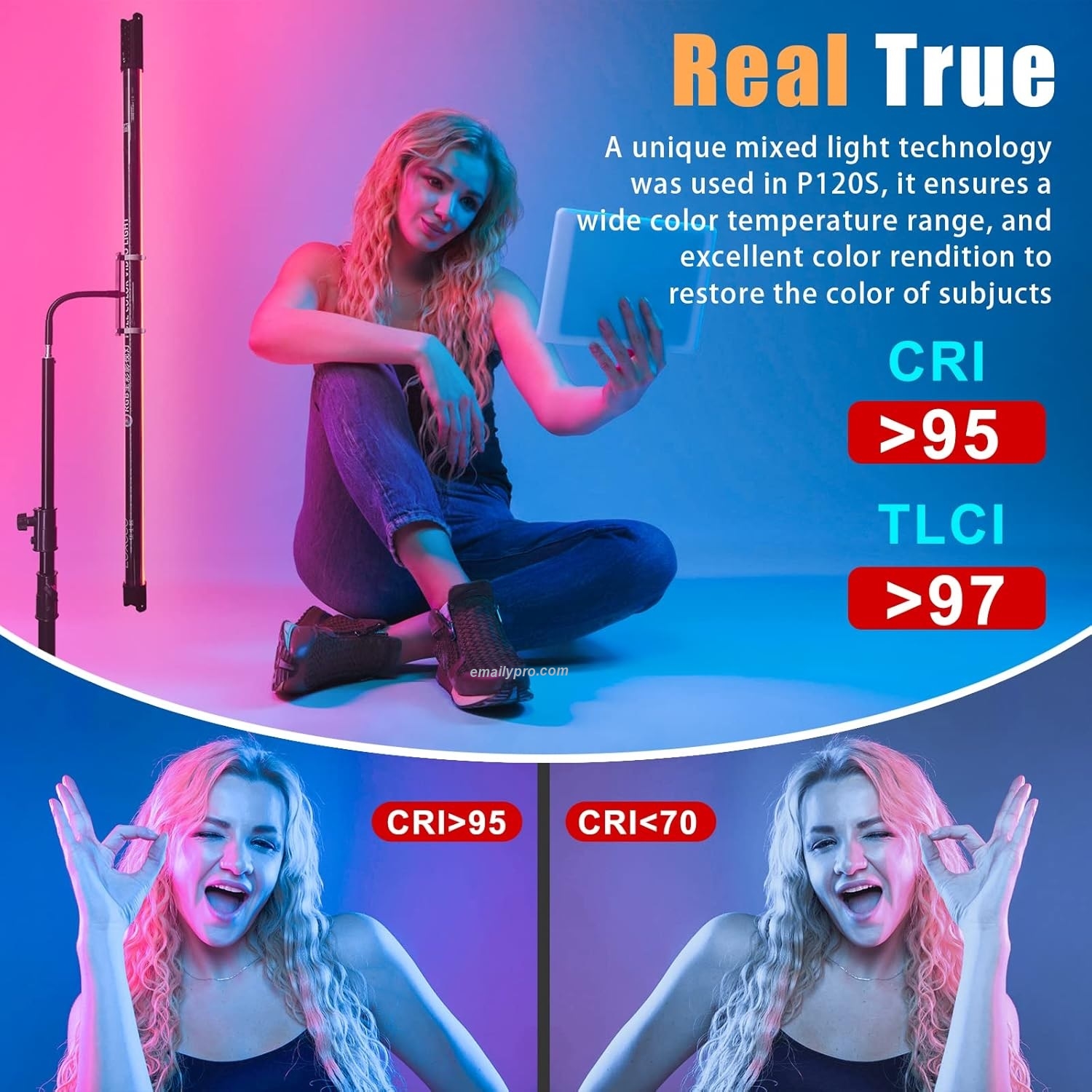 LED TUBE LUXCEO P120S 30W - RGB