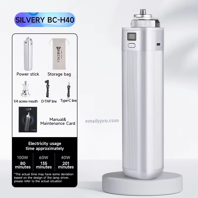 Pin di động phù hợp cho LED VIDEO LIGHT  20000mAh