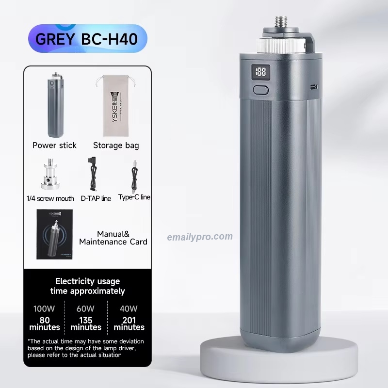 Pin di động phù hợp cho LED VIDEO LIGHT  20000mAh
