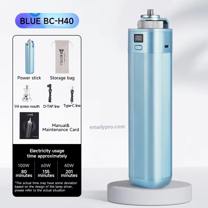 Pin di động phù hợp cho LED VIDEO LIGHT  20000mAh