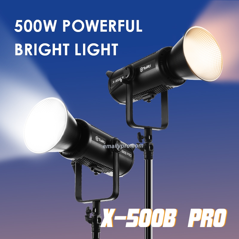 ĐÈN LED TOLIFO X-500B PRO 2700K-6500K DMX - 500W