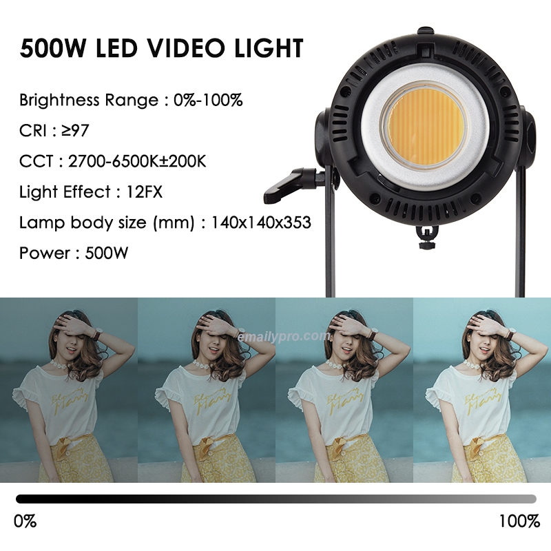 ĐÈN LED TOLIFO X-5000B PLUS 500W - NEW 2026