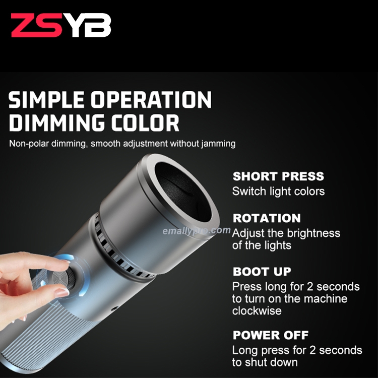 Đèn hiệu ứng cầm tay ZSYB DT-25W