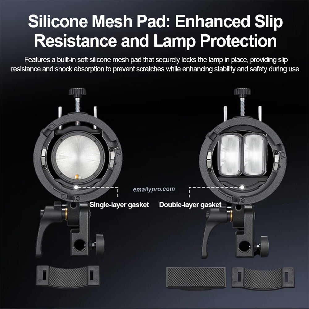 Godox S3 Ngàm chuyển Bowen Godox S3 cho V860 V1 V100 AD200 AD300