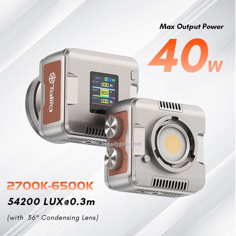 Đèn quay video LED COB RGB TOLIFO PL-40RGB