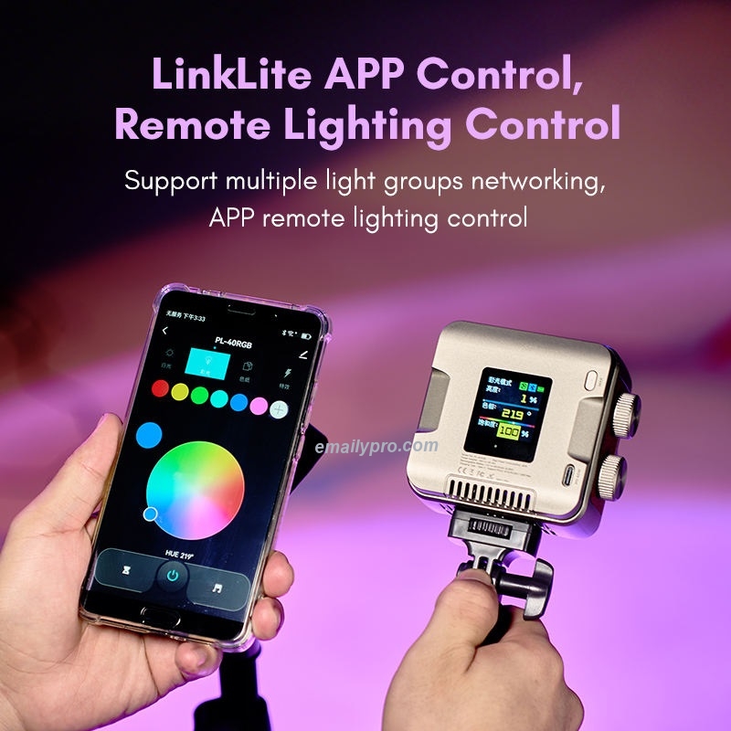 Đèn quay video LED COB RGB TOLIFO PL-40RGB