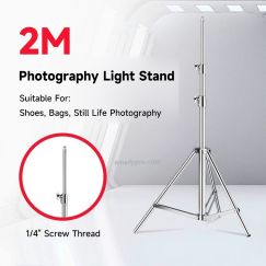 Chân đèn E.PRO E-200S Thép Không Gỉ - Chịu lực Cao