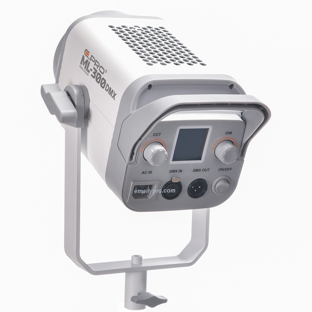 Đèn E.PRO ML-300DMX 300W Bi Color DMX cho livestream (2)