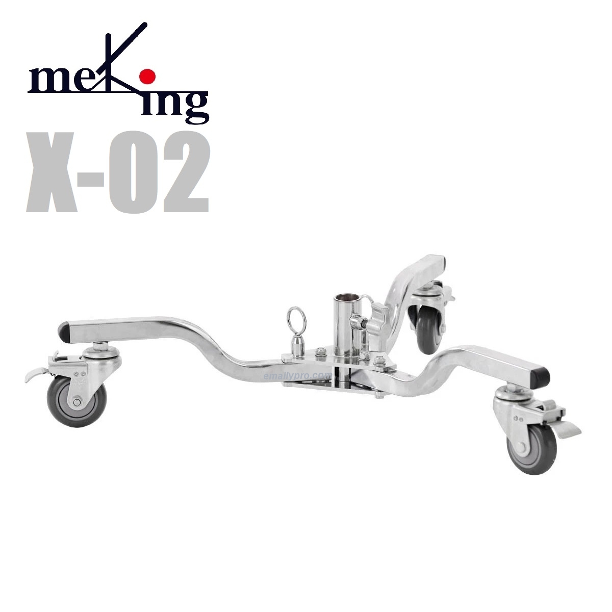 Chân Đế Bánh Xe Sàn Meking X-02 – Chịu Tải Khủng 80kg