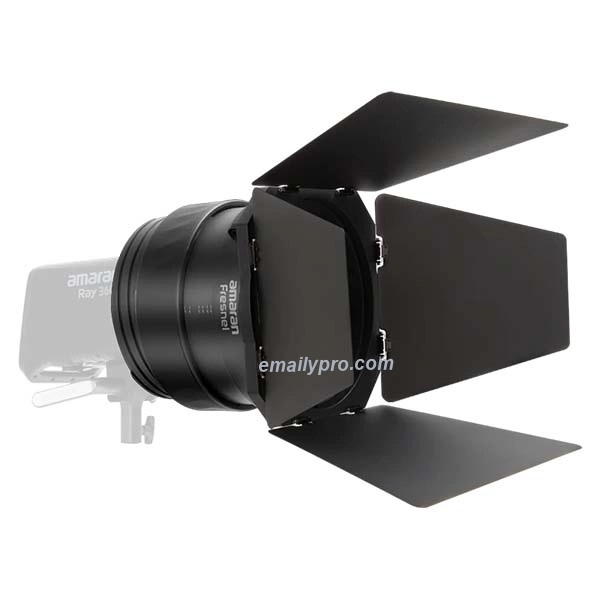 Bộ Thấu Kính Amaran Fresnel & Barn Doors Ngàm Bowens Chính Hãng (2)