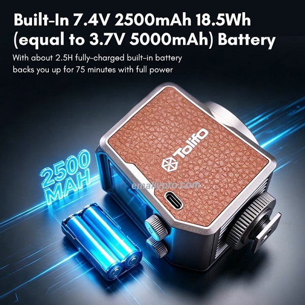 Đèn video RGB mini TOLIFO PL-15RGB 15W v (7)