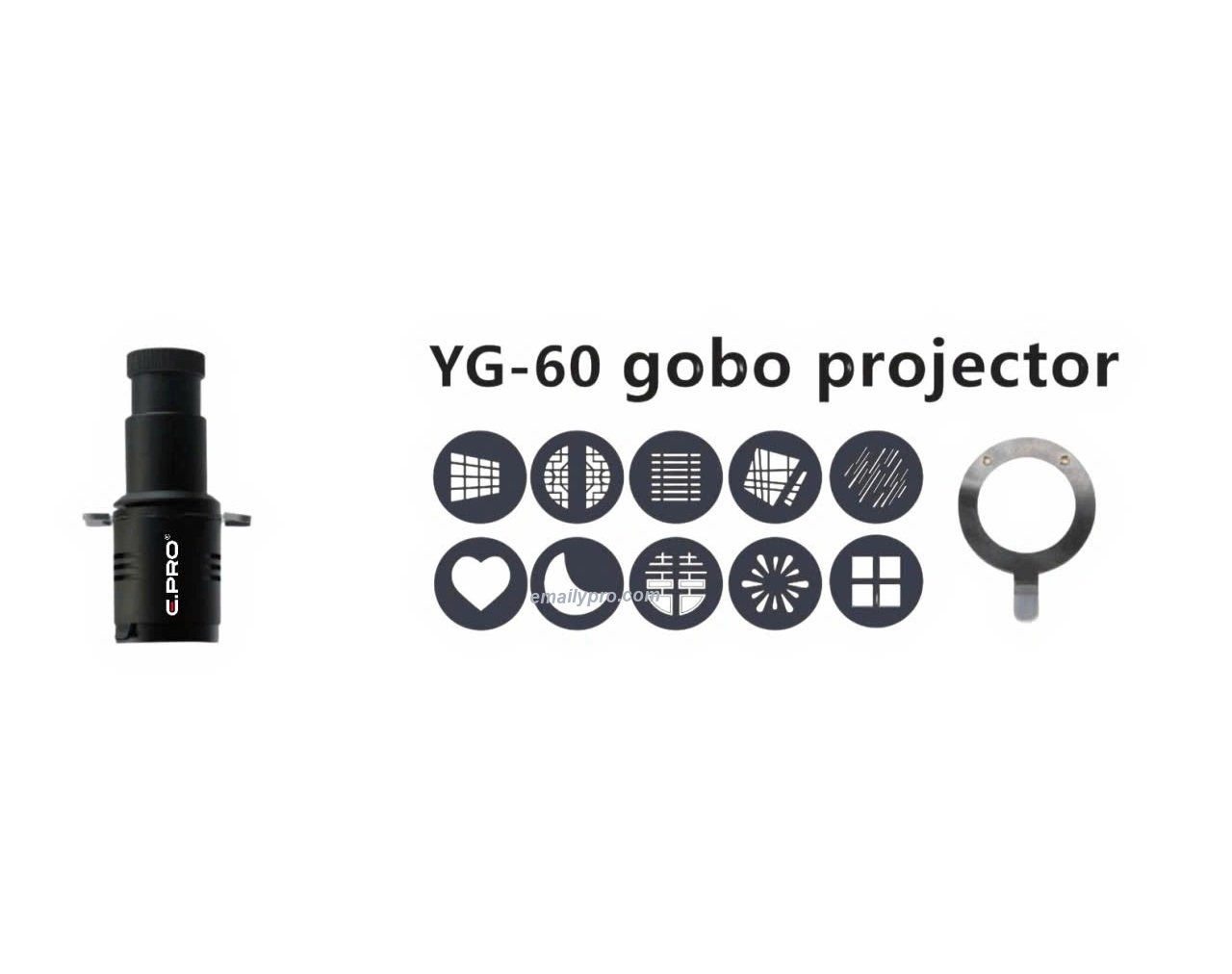 GOBO E.PRO YG-60 Ngàm Bowen Mini