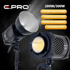 Đèn LED COB E.PRO 300X -300W – Ánh Sáng Studio Chuyên Nghiệp, Chuẩn Màu CRI > 96