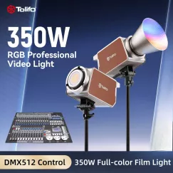 TOLIFO PL-350RGB – Đèn COB RGB 350W Đỉnh Cao Cho Quay Phim & Livestream Chuyên Nghiệp