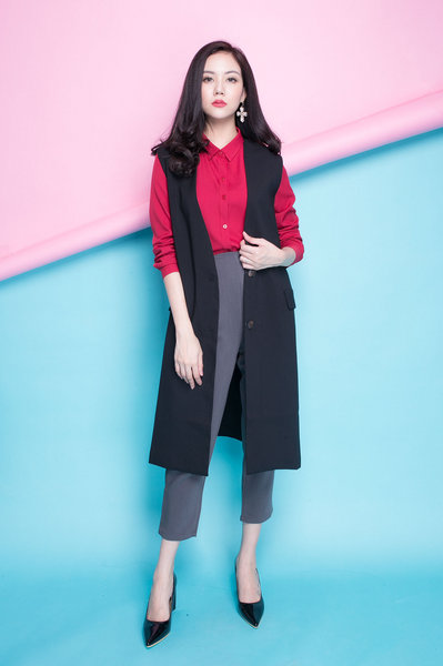 Quần baggy cạp chun, rút dây