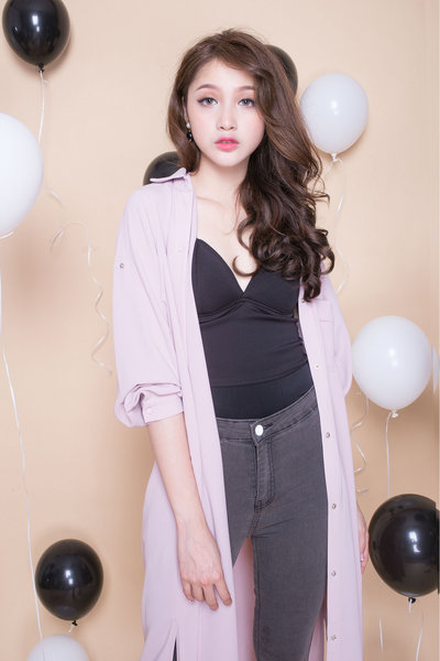 Quần skiny giả bò đơn giản , k túi trc