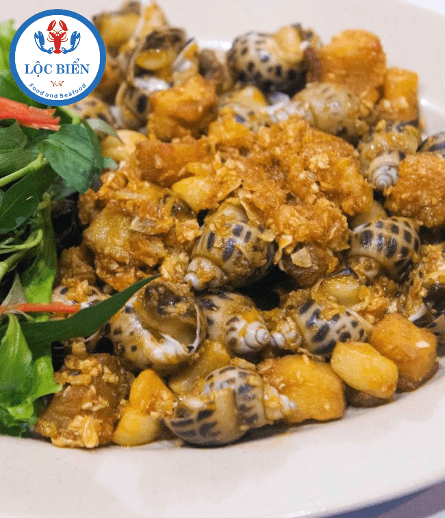 cách làm ốc hương rang muối