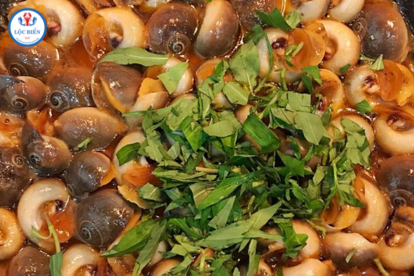 Ốc mỡ xào me ngon