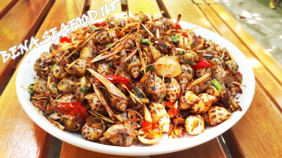 cách làm ốc hương xào sả ớt cay đượm