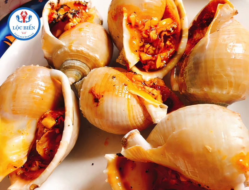 ốc tỏi nướng muối ớt và ốc tỏi nướng nước mắm ngon tuyệt