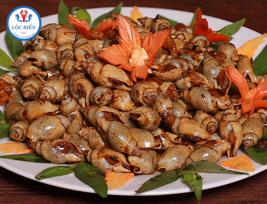 Ốc cà na xào bơ thỏi thơm ngon hấp dẫn