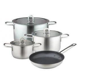 Bộ nồi & chảo bếp từ, 3 nồi và 1 chảo