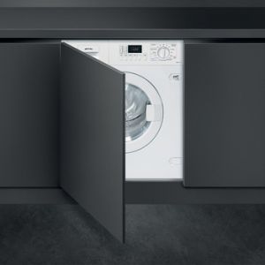 Máy giặt kết hợp sấy, Âm tủ, cửa trước, sức chứa đồ giặt: 7 Kg, Smeg
