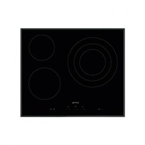 Bếp, Bếp điện gốm thủy tinh, với mặt kính vát cạnh, 600 mm, Smeg