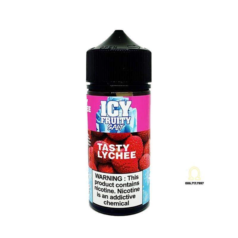 Tinh Dầu ICY FRUITY Vải Lạnh 100ml 3mg Chính Hãng - Tinh Dầu Freebase