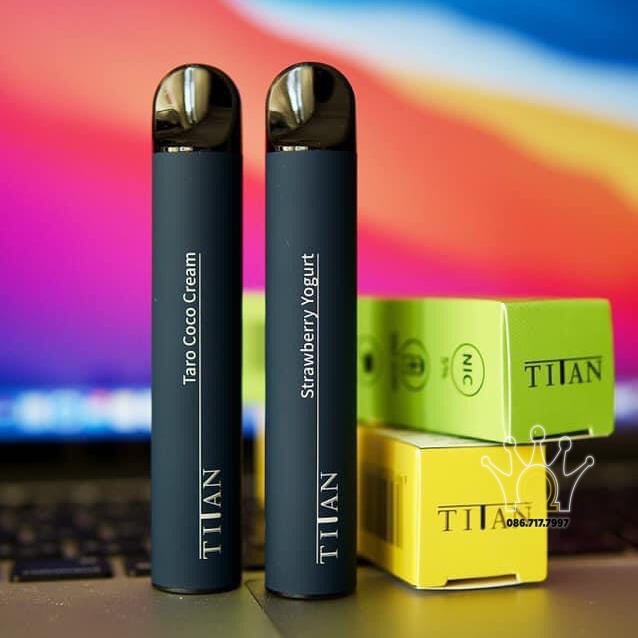 Titan Pod 1800 hơi 5% Saltnic - Pod 1 lần chính hãng - Disposable Pod System