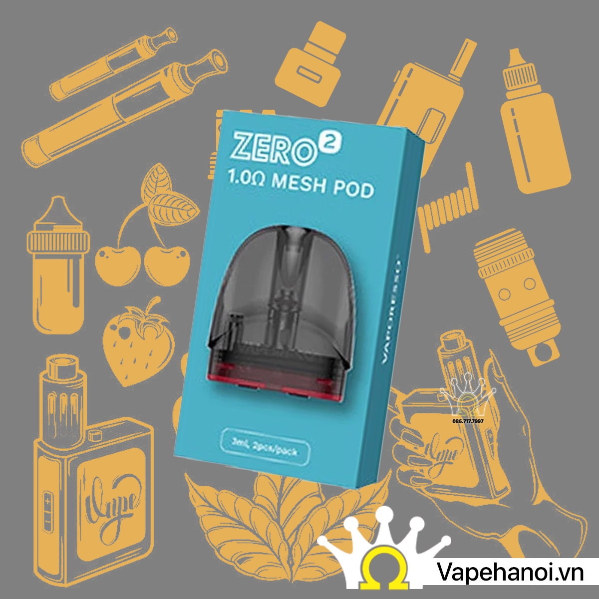 Đầu đốt Zero 2 1.3ohm Pod system chính hãng Vaporesso