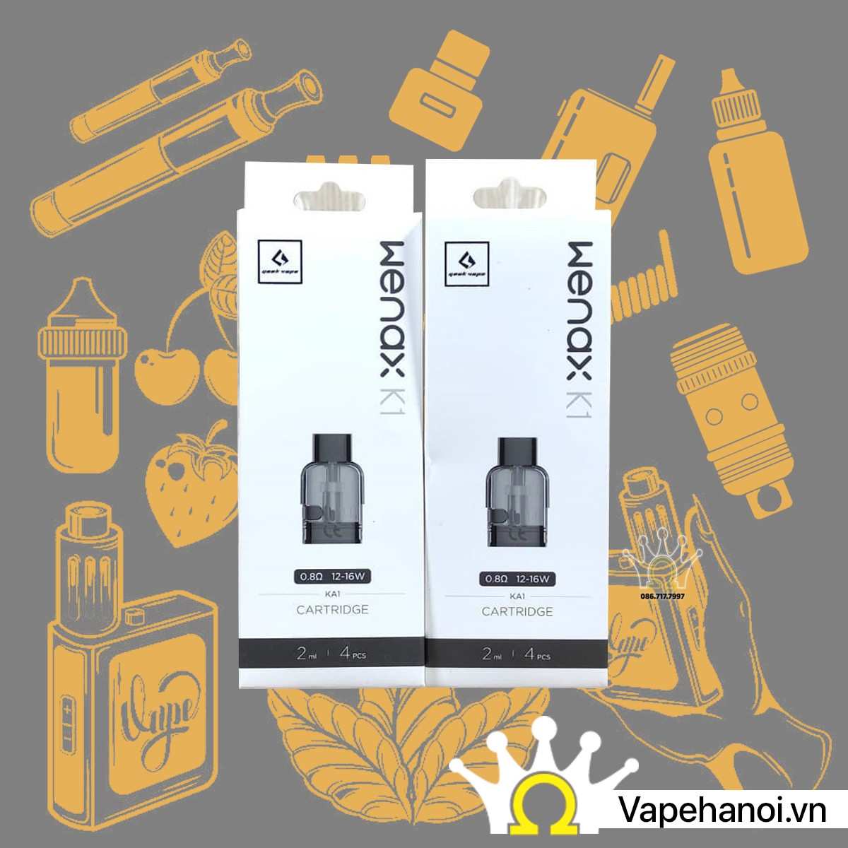 Đầu đốt Wenax K1 0.8 ohm chính Hãng Geekvape