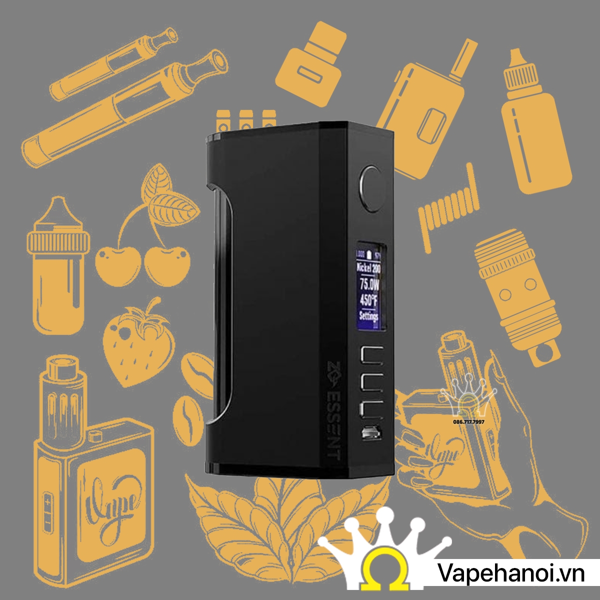 ZQ Essent 75W Box Mod Chính Hãng ZQ