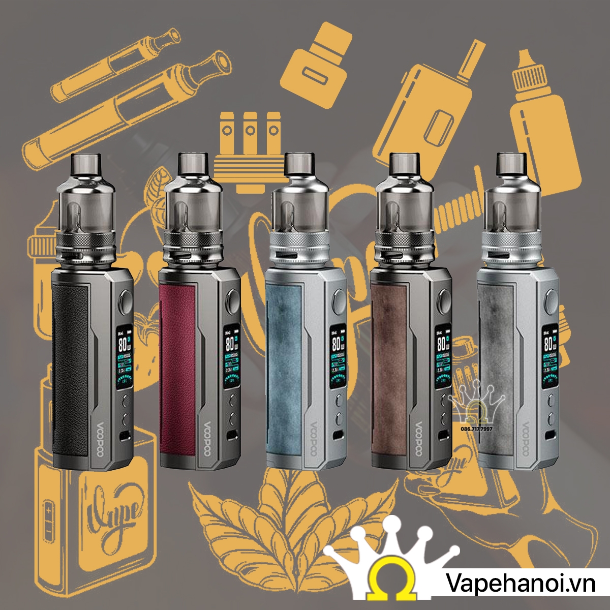 Voopoo Drag X Plus 80W Vape Kit Chính hãng Voopoo