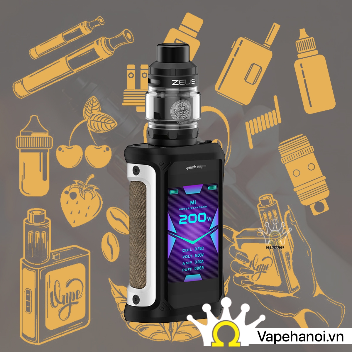 Aegis X Zeus Vape Kit 200W Chính Hãng Aegis