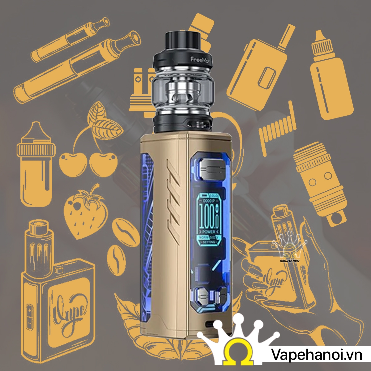 Maxus Solo 100W Vape Kit Chính Hãng Freemax