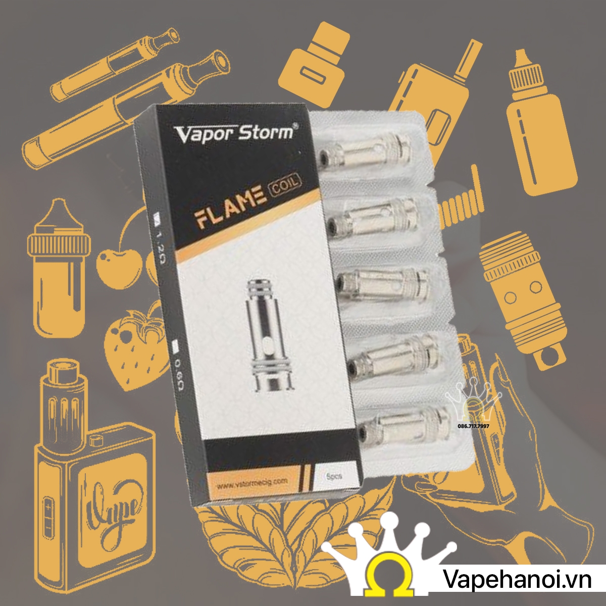 Lõi đốt Occ Flame 0.6ohm chính hãng Vapor Storm