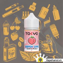 Tinh Dầu Saltnic TOKYO Super Cool Đào siêu lạnh 30ml (35-50ni) chính hãng