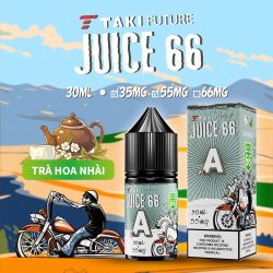 Tinh Dầu Saltnic JUICE 66 - A: Trà Hoa Nhài Lạnh 30ml 35-55 mg Chính Hãng