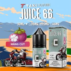 Tinh Dầu Saltnic JUICE 66 - C: Măng Cụt Lạnh 30ml 35-55 mg Chính Hãng