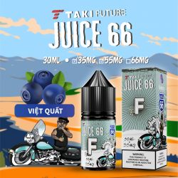 Tinh Dầu Saltnic JUICE 66 - F: Việt Quất Lạnh 30ml 35-55 mg Chính Hãng