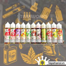 Tinh Dầu Freebase SteamWorks Chuối Lạnh 60ml (3mg) Chính Hãng